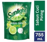 SUNLIGHT SABUN CUCI PEMBERSIH PIRING REFILL 750 ML