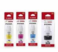 Tinta Printer Canon Pixma 70 (1 Paket 4 Warna)