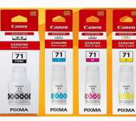 Tinta Printer Canon Pixma 71 (1 Paket 4 Warna)