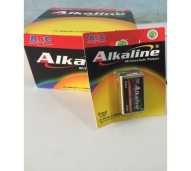 Baterai alkaline kotak